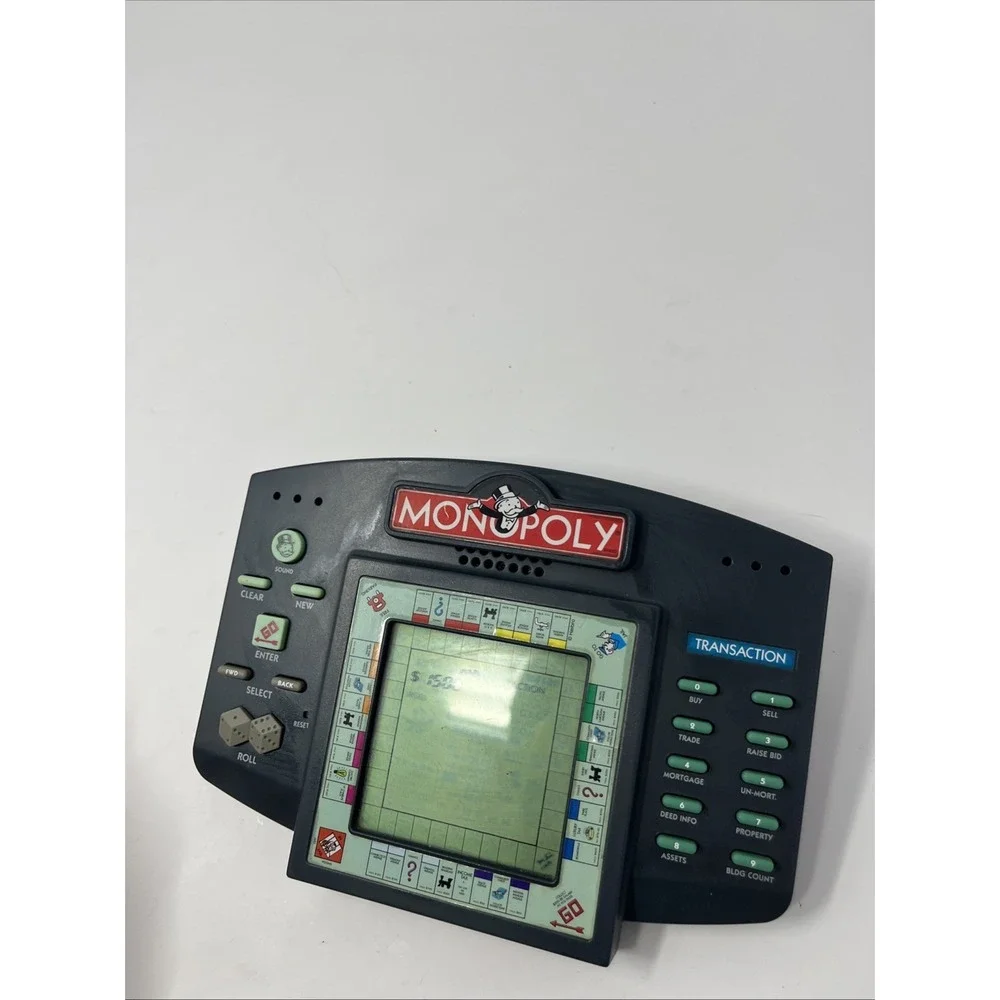 Vintage Monopoly Hand Held Tavel Electronic Game (Hasbro, 1997) Tested‎